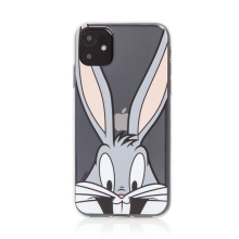 Kryt králík Bugs pro Apple iPhone 11 - gumový - průhledný