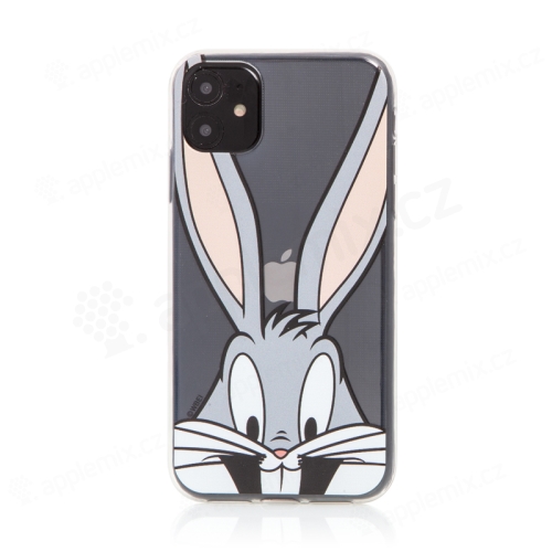 Kryt Bugs Bunny pre Apple iPhone 11 - gumový - priehľadný