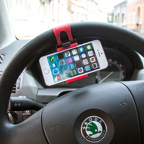 Univerzální držák na volant pro Apple iPhone a další zařízení do šíře cca 7,5cm