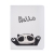 Puzdro pre Apple iPad Pro 12,9" (2018) - stojan - umelá koža - panda "Hello"