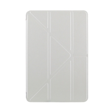 Pouzdro pro Apple iPad mini 4 - funkce chytrého uspání + stojánek - stříbrné