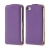 Kryt / pouzdro pro Apple iPhone 4 / 4S - pravá kůže - fialový