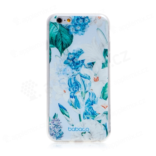 Kryt BABACO pro Apple iPhone 6 / 6S - květiny - gumový