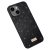 Kryt SULADA pro Apple iPhone 15 - třpytivý povrch - plastový / gumový - černý