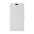 Puzdro pre Apple iPhone Xs Max - stojan + slot na kreditnú kartu - umelá koža - biele