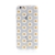 BABACO kryt pre Apple iPhone 6 / 6S - gumový - sedmokrásky - priehľadný