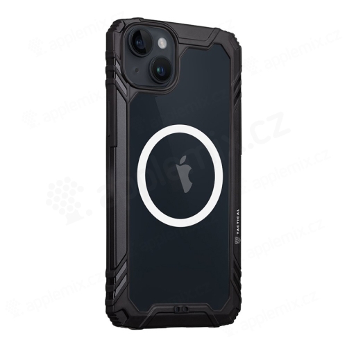 Kryt TACTICAL MagForce Chunky Mantis pro Apple iPhone 14 Plus - plastový / gumový - průhledný / černý