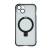 Kryt Mag Ring pro Apple iPhone 13 - podpora MagSafe + stojánek - gumový - černý