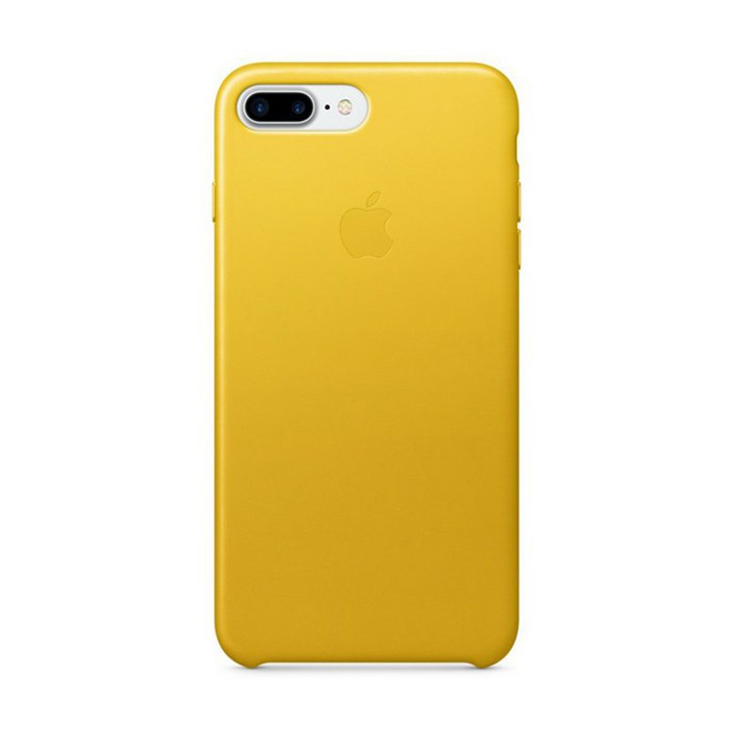 Originální kryt pro Apple iPhone 7 Plus / 8 Plus - kožený - slunečnicově žlutý