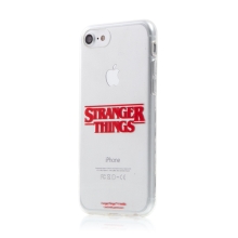 Kryt STRANGER THINGS pro Apple iPhone 6 / 6S / 7 / 8 / SE (2020) / SE (2022) - gumový - průhledný