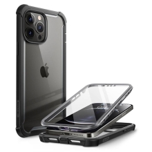 Kryt SUPCASE Ares pro Apple iPhone 13 Pro Max + tvrzené sklo - odolný - černý
