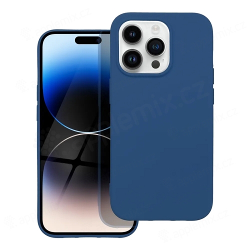 Kryt FORCELL pro Apple iPhone 14 Pro Max - silikonový - tmavě modrý