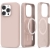 Kryt TECH PROTECT pre Apple iPhone 15 Pro Max - Podpora MagSafe - silikónový - pieskovo ružový