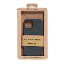 Kryt TACTICAL Velvet Smoothie pro Apple iPhone 13 mini - příjemný na dotek - silikonový - olivově zelený