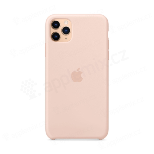 Originálny kryt pre Apple iPhone 11 Pro Max - silikónový - pieskovo ružový