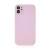 Kryt pre Apple iPhone 11 - gumový / sklenený - ružový