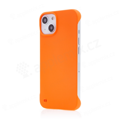 Kryt ENKAY pro Apple iPhone 13 - protiskluzový povrch - plastový - oranžový