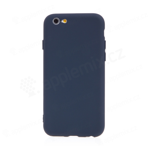 Kryt pro Apple iPhone 6 / 6S - příjemný na dotek - silikonový - tmavě modrý