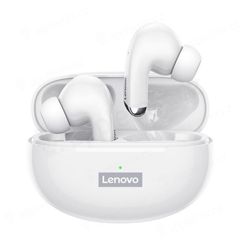 Sluchátka LENOVO ThinkPlus LP5 - TWS - Bluetooth bezdrátová - USB-C - špunty - bílá