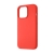 Kryt TACTICAL Velvet Smoothie pre Apple iPhone 14 Pro - príjemný na dotyk - silikónový - chilli červená