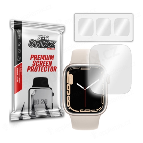 Ochranná Hydrogel fólie GRIZZGLASS pro Apple Watch 45mm Series 9 - čirá