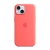 Originálny kryt pre Apple iPhone 15 - MagSafe - silikónový - svetlý melón