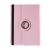 Puzdro pre Apple iPad 12,9 / 12,9 (2017) - 360° otočný stojan + priehradka na dokumenty - ružové