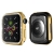 Kryt / puzdro pre Apple Watch 41 mm - s kamienkami - plastové - zlaté