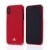 Kryt MERCURY Jelly Case pro Apple iPhone X - gumový - červený - matný