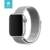 Řemínek DEVIA pro Apple Watch 45mm / 44mm / 42mm - nylonový - lasturově šedý