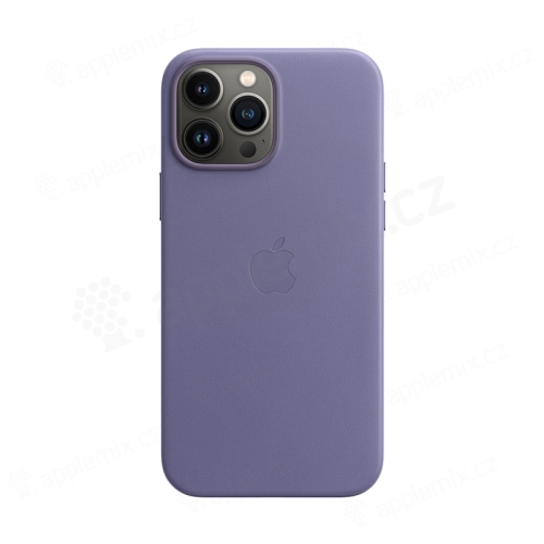 Originálny kryt s MagSafe pre Apple iPhone 13 Pro Max - kožený - lila fialový