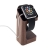 Dřevěný nabíjecí stojánek pro Apple Watch 38mm / 42mm Series 1 / 2 / 3 - tmavý