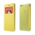 Flipové pouzdro pro Apple iPhone 6 Plus / 6S Plus s průhledným prvkem / výřezem pro displej - žluté