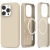 Kryt TECH PROTECT pre Apple iPhone 15 Pro - Podpora MagSafe - silikónový - pieskovo béžový