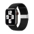 Remienok pre Apple Watch 41 mm / 40 mm / 38 mm - opletený - nylon - čierny