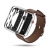 Kryt / rámček 2v1 DUX DUCIS pre Apple Watch 38 mm 1/2/3 - lesklý strieborný + priehľadný - gumový