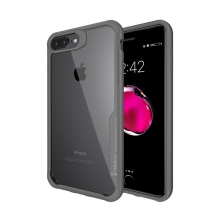 Kryt IPAKY pro Apple iPhone 7 Plus / 8 Plus - plastový / gumový - průhledný / šedý