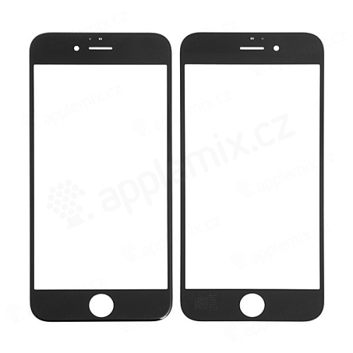 Přední sklo pro Apple iPhone 6S - černé - kvalita A