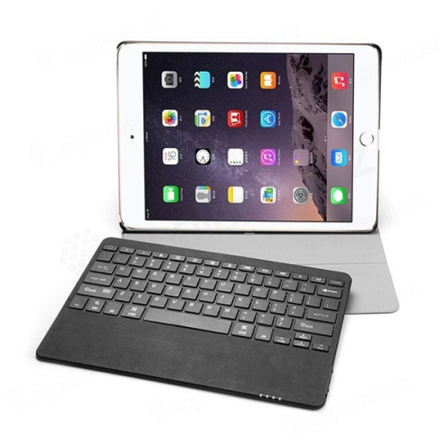 Elegantní pouzdro + odnímatelná klávesnice Bluetooth SEENDA 2v1 pro Apple iPad Pro 12,9" / 12,9" (2017)- černé