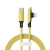 Synchronizačný a nabíjací kábel BASEUS - Lightning pre zariadenia Apple - USB-C - Reflex - 1,2 m - žltý