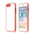 Kryt pre Apple iPhone 7 Plus / 8 Plus - plast / silikón - priehľadný / červený