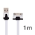 Synchronizační a nabíjecí plochý USB kabel pro Apple iPhone / iPad / iPod - bílý