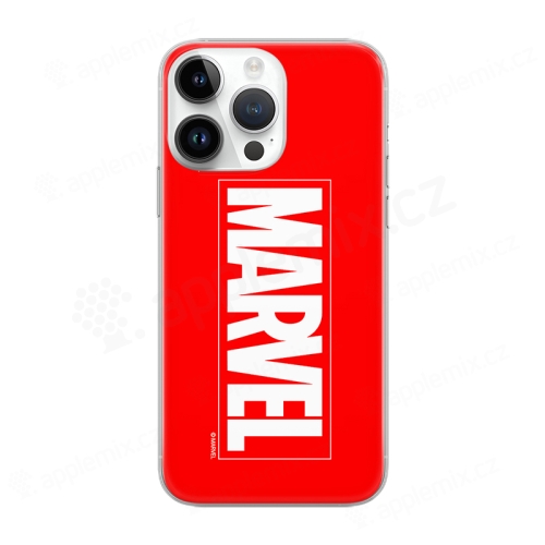 Kryt MARVEL pro Apple iPhone 14 Pro - gumový - červený