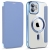 Pouzdro pro Apple iPhone 11 - podpora MagSafe - plastové / umělá kůže - světle modré