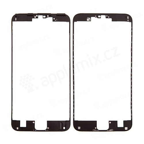 Plastový fixačný rámik pre predný panel (dotykový displej) Apple iPhone 6S Plus - čierny - kvalita A