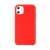 Kryt pre Apple iPhone 11 - gumový - príjemný na dotyk - červený