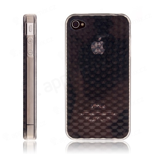 Ochranný kryt / pouzdro pro Apple iPhone 4 diamantový - černý