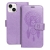Puzdro pre Apple iPhone 14 Plus - umelá koža - lapač snov - fialové