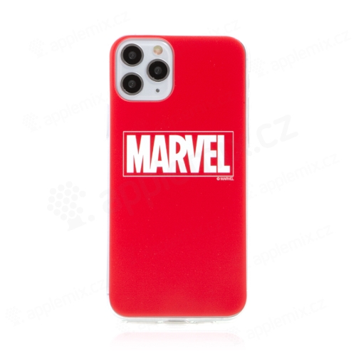 Kryt MARVEL pre Apple iPhone 11 Pro Max - gumový - červený