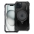 Kryt Armor Mag pre Apple iPhone 15 - Podpora MagSafe - Odolný - Guma/plast - Čierny